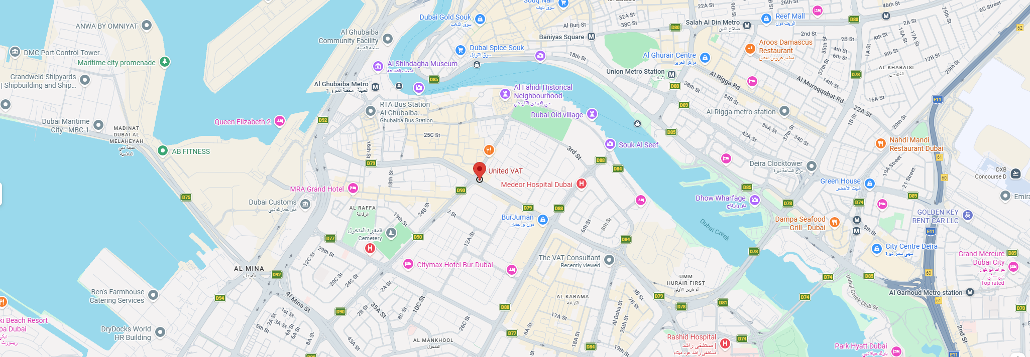 United VAT office location